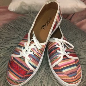 Cute colorful sneakers